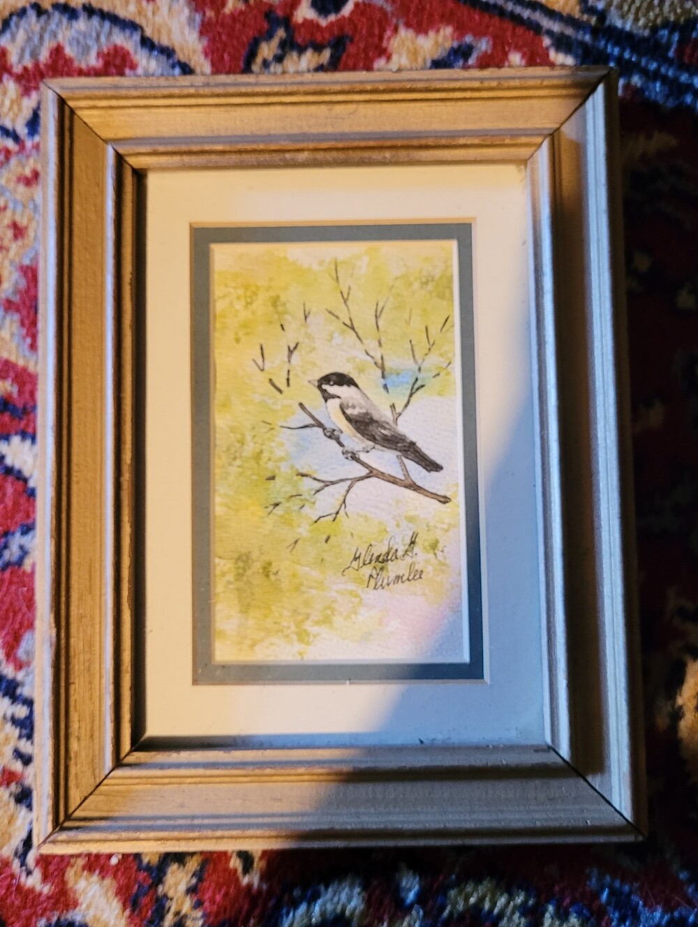 Vintage Original Watercolor
